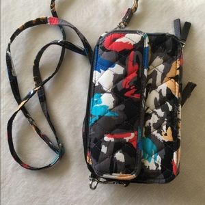 Vera Bradley All In One crossbody Bag/Wristlet